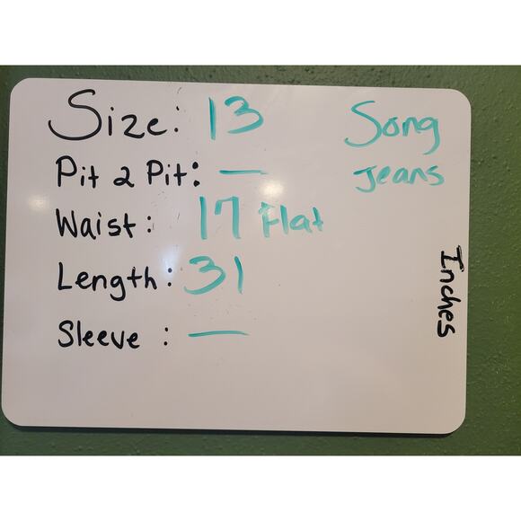 S.O.N.G. 90s Junior 13/31 Y2J Boyfriend Jeans Hi Rise Distressed Denim Hip Hop - Picture 7 of 8